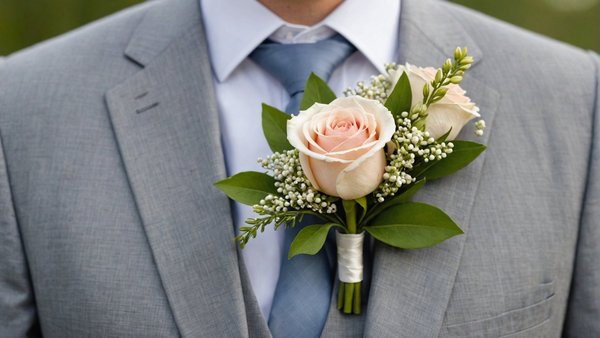 Boutonnière mariage homme: élégance assurée pour le grand jour