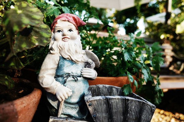 Décorez votre jardin: nain de jardin, sac de culture et plus